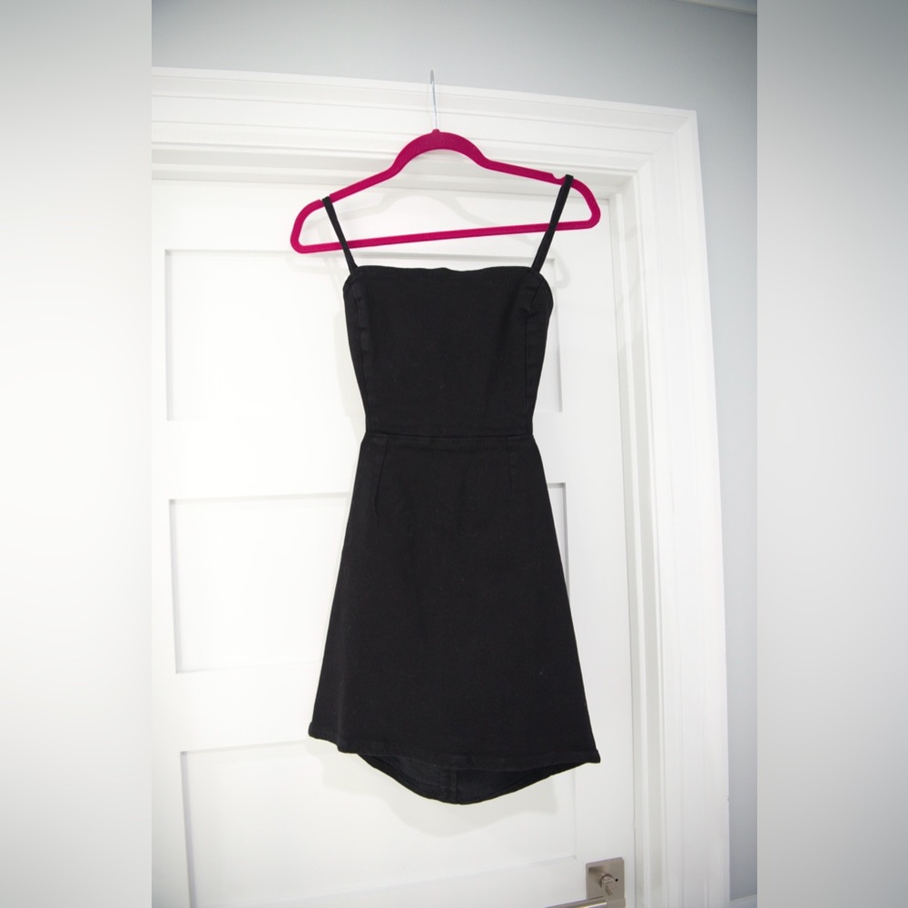 Reformation Black Mini Dress